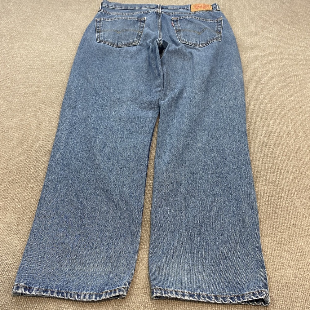 Levis 550 Jeans Mens 36x32 Blue Medium Wash Relaxed Tapered Leg Denim Pants